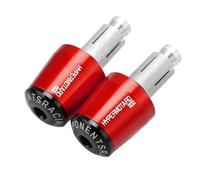 QJPGUHTV Accessori per Manubrio Cursore per Presa Manubrio per Ducati Hypermotard 1100 Tappi Terminali del Manubrio Accessori per La Modifica della Moto(Red)