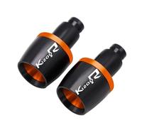 QJPGUHTV Accessori per Manubrio per BMW K1200R K1200 R K-1200R Moto Manubrio in Alluminio Tappo Slider Manopole estremità Manubrio(Orange)