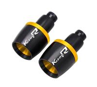 QJPGUHTV Accessori per Manubrio per BMW K1200R K1200 R K-1200R Moto Manubrio in Alluminio Tappo Slider Manopole estremità Manubrio(Gold)