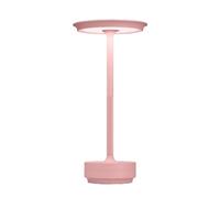 QJRGUY a LED Portatile Reattivabile, Dimming Tricolore Stepless, Funzione di Memoria, Ideale per Rappresentazione o Ufficio (Rosso-2)