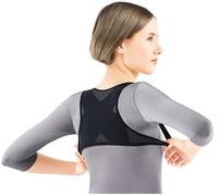 QJRGUY Corrector Lightweight/Breathable/Fitting Invisible Black (Various Sizes) (Size : S) Tools