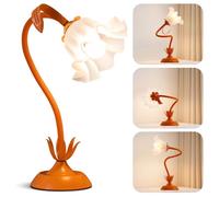 QJRGUY Florale LED Lamparo Retro 3 Color Mode, Decorativo Elegante, per Stanze da Ristorazione e Letto