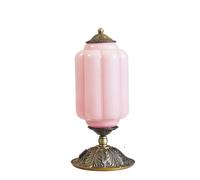 QJRGUY Gelato Luce Tavola con Lampadina a Chiave, Porta Carica USB e Contatto Touch, Accoglie Illetti Soggiorno, Salone E Officina, con Bulbo Incluso (Rosso)