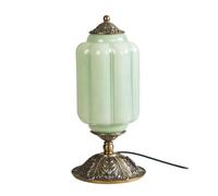 QJRGUY Gelato Luce Tavola con Lampadina a Chiave, Porta Carica USB e Contatto Touch, Accoglie Illetti Soggiorno, Salone E Officina, con Bulbo Incluso (Rosso)
