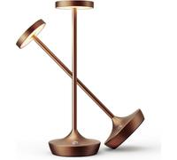 QJRGUY Lampo Portatile Senza Fili a Touch con Lampo da Luce Azzurra, Lavato al Vapore e Idoneo per Ambienti Indietro, Studio o Ufficio.