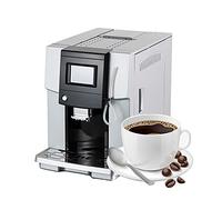 QJRGUY Macchina Automatica da 200 W, Produttore Cappuccino per caffè Espresso, con Schiuma di Latte Indipendente e Attrezzatura Regolabile, Rosso, Argento