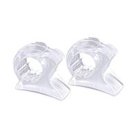 QJRGUY Separatore Punta, valgo del Pollice, Separatori di Gel Chiari Morbidi siliconici, Anti-Wear per Uomini Donne Che Si sovrappongono alle Dita dei bunioni allineamento correttore