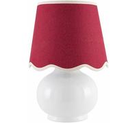 QJRGUY Tablet Lamp da Soggiorno con Bandiera di Cotone Moderno e Semplice, Base Ceramica elettrica per Camera da Letto, Studio o Ufficio (Verde)