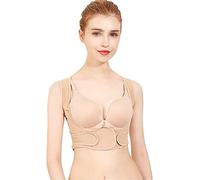 QJRGUY Women Adjustable Elastic Back Support Belt Chest Corrector Shoulder Brace Body Shaper Corset (Color Black, Size : X-Large) Tools