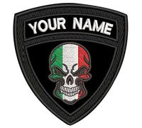 QJS PATCH Morale Tattico 2PCS, Patch Nome Personalizzabile con Gancio Fastener, Nastri Nome Personalizzati Morale Tattico Ricamato, Patch Militare per Caps Borse Gilet Uniformi Militari (Style #04)