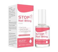 Qkbuza 15 ml*2 smalti per unghie anti-rosicchio, smalto amaro, anti-rosicchio, smalto amaro, smetta di rosicchiare le unghie smalto per unghie antite, trattamento anti-morso delle unghie