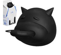 Qkbuza Copri biberon in silicone con stampa 3D a forma di, a prova di perdite, per auto, viaggi, campeggio, palestra, escursionismo, picnic, casa, vacanze, tutti i giorni