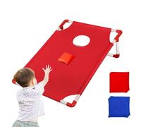 Qkbuza Corn Hole Giochi per bambini, set portatile per cornhole, giocattolo con borsa per riporre i bambini, per giocare al chiuso e all'aperto, cortile, spiaggia, campeggio, , festa