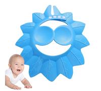 Qkbuza Cuffia da doccia per bambini, protezione per shampoo, doccia e bagno, morbida visiera regolabile per bambini