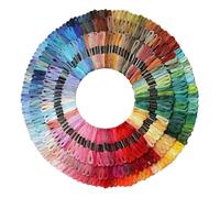 Qkbuza Filati Per Ricamo Macchina | Fili Per Ricamo In Cotone,Forniture Per Arti Tessili Filo Arcobaleno Per Cucito A Mano Adulti E Bambini Progetti Casa