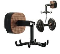 Qkbuza Gancio a ventosa - Porta utensili da cucina, supporto girevole regolabile, senza foratura, senza traccia, per borsa, corona, chiavi, cappotto, appendiabiti