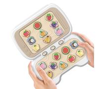 Qkbuza Gioco portatile a spinta veloce, gioco di spinta rapida - Giochi elettronici di stampa rapida | Giocattolo sensoriale per viaggi di auto in viaggio, capacità di reazione 'esercizio fisico e