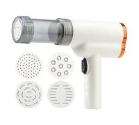 Qkbuza Macchina Per Pasta Elettrica,Macchina Automatica per la Pasta | Mixer Portatile con 5 Accessori Senza Fili per Cucina Pizza Preparazione Verdura e