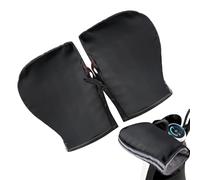 Qkbuza Manopole Per Moto - Paramani Caldi Impermeabili Antivento Con Strisce Riflettenti | Riscaldatori Manubrio Moto,Per Montagna Strada Weekend Sport Outdoor Scooter Touring Guida Urbana