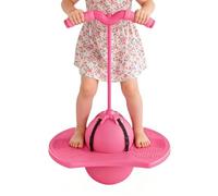 Qkbuza Palla gonfiabile per bambini, per bambini e adulti, con manici per l'allenamento del movimento, coordinazione, equilibrio e divertimento