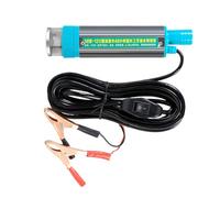 Qkbuza Pompa Acqua - Pompa Elettrica Sommergibile,Strumento Di Riempimento Portatile con 2 Pinze per Camion Barca Fattoria Caravan