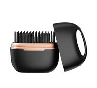 Qkbuza Spazzola lisciante senza fili, spazzola lisciante per capelli - strumento per acconciatura anti-briciole spazzola lisciante morbida per viaggi in casa