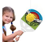 Qkbuza Tennis Trainer | Tennis Pickle Ball Trainer per la pratica - rimbalzo palla, rimbalzo, strumento di allenamento da solo, rimbalzo per gli amanti dello sport