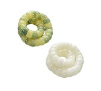 QKCQQTS 2 braccialetti Bodhi con perle per alleviare l'ansia per uomo e donna, Eine Grösse, Legno, Nessuna pietra preziosa