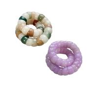 QKCQQTS 2 braccialetti Bodhi con perle per alleviare l'ansia per uomo e donna, Eine Grösse, Legno, Nessuna pietra preziosa