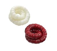 QKCQQTS 2 braccialetti Bodhi con perle per alleviare l'ansia per uomo e donna, Eine Grösse, Legno, Nessuna pietra preziosa
