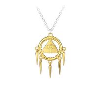 QKEOISUD Millennium Wheel Wisdom Collana d'oro Moda Sennen Item Game Card Duellante Gioco di ruolo Lega Accessori Gioielli Collana, Anime a tema Maschile e Femminile Fan Regali