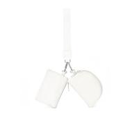 QKEPCY 2 Pezzi Portamonete Donna Cerniera Pochette Borsa da Polso da Donna Uomo Braccialetto Pochette Borsa A Mano Portafoglio Clutch Portachiavi Carte Capacità per Sport Viaggi Shopping