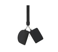 QKEPCY 2 Pezzi Portamonete Donna Cerniera Pochette Borsa da Polso da Donna Uomo Braccialetto Pochette Borsa A Mano Portafoglio Clutch Portachiavi Carte Capacità per Sport Viaggi Shopping