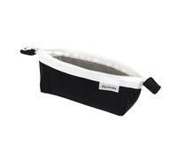 QKEPCY Astuccio per Matite Astuccio Multifunzionale di Grande Capacità in Velluto a Coste Forniture per l'apprendimento Forniture per l'ufficio Adatto agli Adolescenti (Nero)