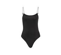 QKEPCY Body Donna senza Maniche con Spalline Brillanti Bodysuit Skims Modellante Contenitivo Outfit Estivi Elegante Morbido Confortevole per Tutti I Giorni