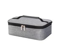 QKEPCY Borsa Termica Porta Pranzo 3.2L Aggiornato Borsa Frigo Portatile Lunch Box Impermeabile Ermetica e Isotermica per Lavoro Ufficio Scuola Picnic Viaggi (grigio)