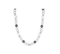 QKEPCY Collana da Uomo Donna Collana di Perle Ghiaccio Pietra Incrinata Hip Hop Catenella Compleanno Anniversario Gioielli Regalo