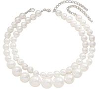 QKEPCY Collana Donna Perle Eleganti Gioielli di Moda per Ogni Occasione Accessori di Tendenza per Donna