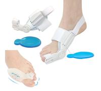 QKEPCY Correttore Alluce Valgo Regolabile Tutore Ortopedico Separatore Dita Piede Cuscinetto Gel Refrigerante