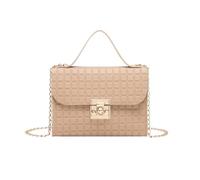 QKEPCY Crossbody Bag Donna Borsa Tracolla Trapuntata Borse Piccola Borsetta Elegante con Catena Dorata Pochette Moda per Ragazza Shopping Quotidiano