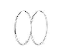 QKEPCY Orecchini a Cerchio Donna Argento 925 Ipoallergenico Grandi Leggero