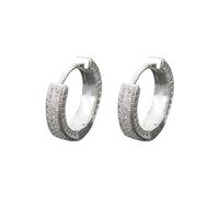 Qkepcy Orecchini A Cerchio In Oro Con Zirconi Brillanti Orecchini Donna Eleganti Gioielli Di Lusso Orecchini A Cerchio Accessori Moda Per Donna Orecchini Di Alta Qualità