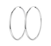 QKEPCY Orecchini Cerchio Donna Argento 925 Ipoallergenico Orecchini Cerchio Grandi Leggero Orecchini a Cerchio Argento