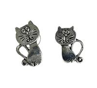 QKEPCY Orecchini Donna Gatto in Argento 925 Design Unico e Creativo Accessorio Elegante per Ogni Occasione Regalo Compleanno Donna