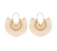 QKEPCY Orecchini Donna Grande Orecchini a Smerlo con Nappe Esagerate a Bottone Pendenti Colorati Geometrica Placcati in Oro Ipoallergenici Regali per la Festa di Nozze Gioielli