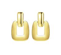 Qkepcy Orecchini Geometrici In Acciaio Inossidabile Placcato Oro 18k Orecchini A Cerchio Quadrato Orecchini Pendenti Per Donna Orecchini Moderni Eleganti Gioielli Di Alta Qualità Per Tutti I Giorni