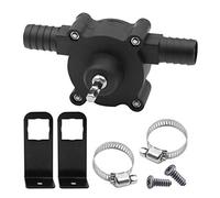 QKFON Mini pompa per trapano elettrica, autoadescante a mano, pompa dell'acqua, micro pompa autoadescante per diesel, olio, liquidi, acqua, pompa di trasferimento manuale