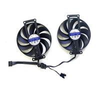 QKFTCSDW 2 pz 90mm 6pin CF9010U12S RTX 3060 GPU Ventola Compatibile con-RTX3060-12G RTX3070 RTX3060Ti Ventole di Raffreddamento Ventola di Raffreddamento della Scheda Grafica(CF9010U12S)