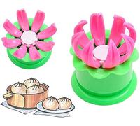 Qklovni Baozi Maker - Stampo per panini ripieni al vapore, per pasticceria, torte, chignon, set da cucina (2 pezzi)