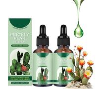 Qklovni Olio di semi di fico d'india, 100% puro biologico, viso, pelle, capelli e unghie, idratante per il corpo (2 x 50 ml/1,69 fl.oz)